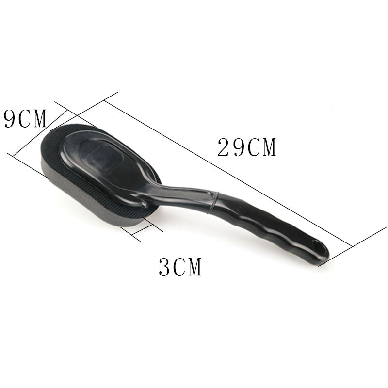 Car tire waxing long handle sponge brush!