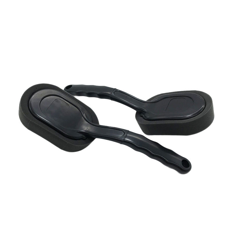 Car tire waxing long handle sponge brush!