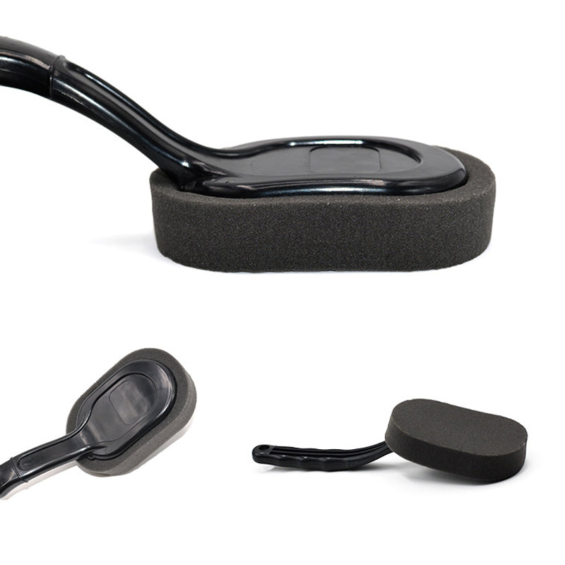 Car tire waxing long handle sponge brush!