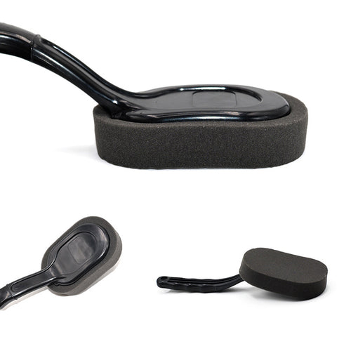 Car tire waxing long handle sponge brush!