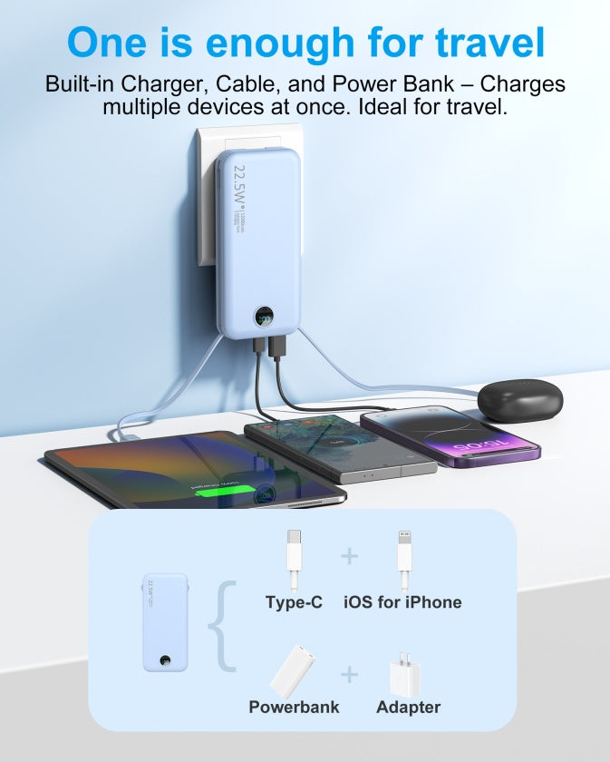 Dual-wire Power bank