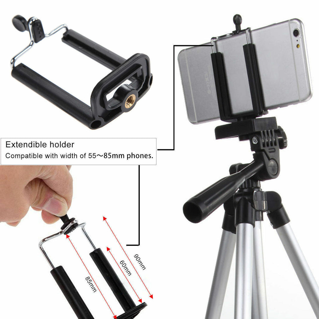 Professional Camera Tripod Stand Holder Mount For Cell Phone