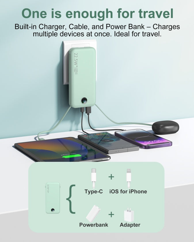 Dual-wire Power bank